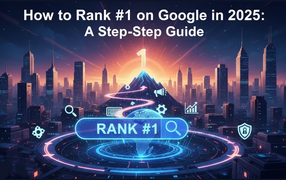 How to Rank #1 on Google in 2025 - Complete Step-by-Step Guide